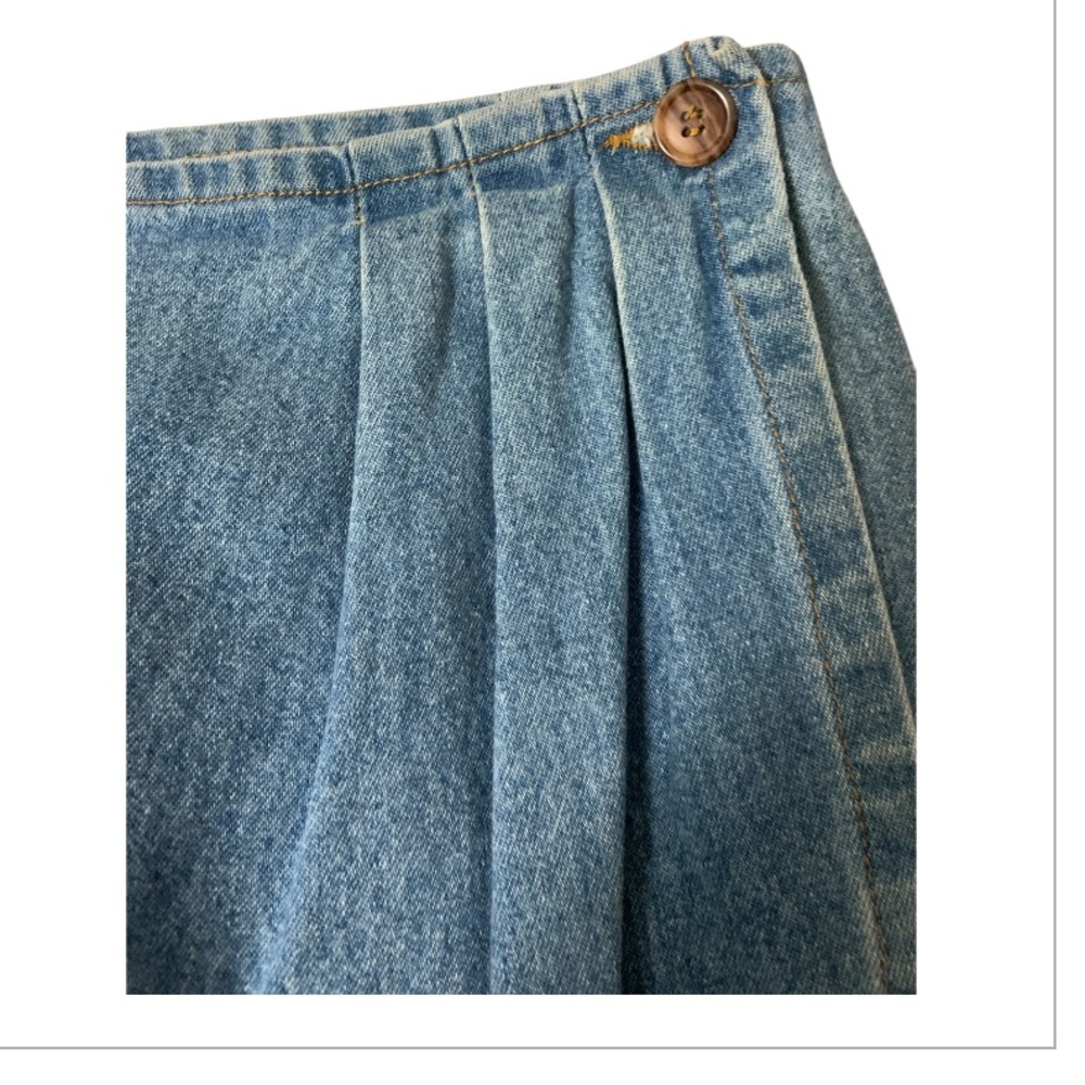 Vivaldi Blue Denim Wrap Skirt size 12 - Picture 6 of 6